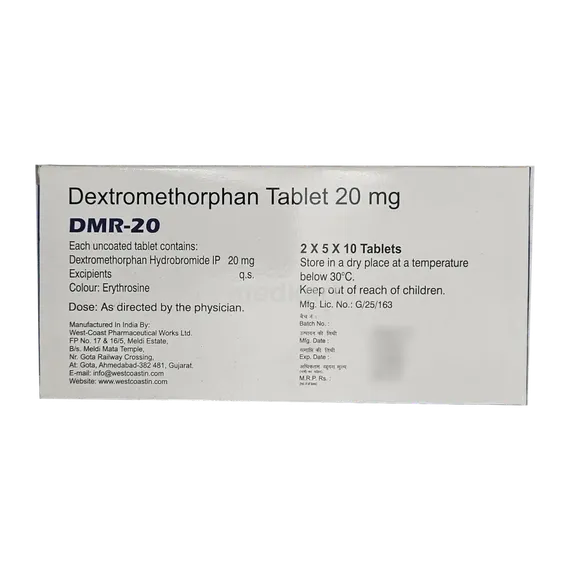 dmr 20mg tablet 10's